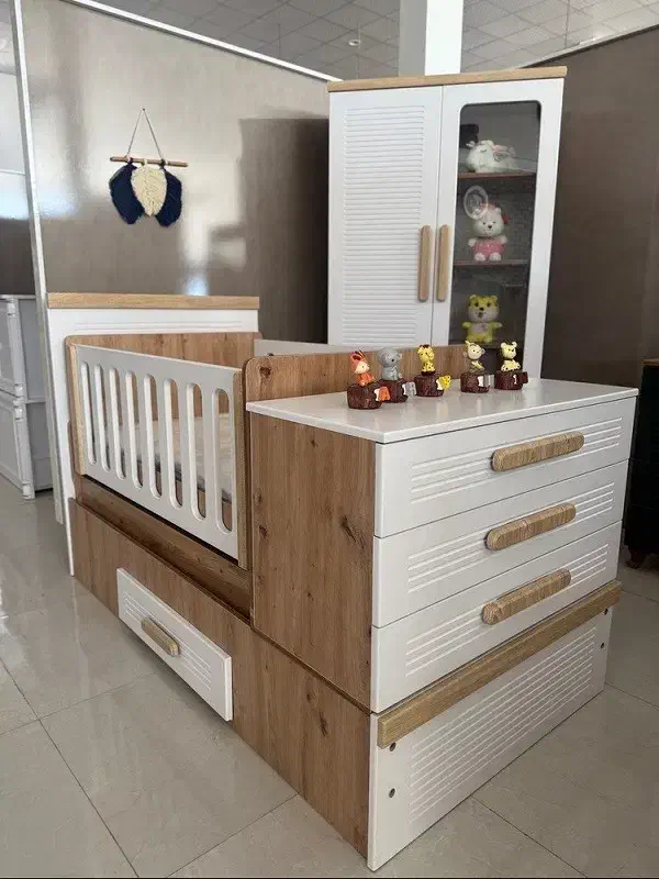 تخت نوزادی مدل نفیس (سرویس )|تخت و صندلی بچه|نیشابور, فضل|دیوار