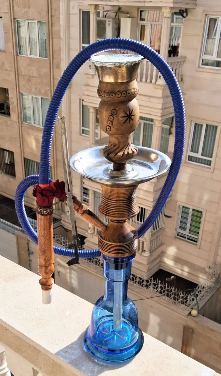 قلیون تنه چوبی|کلکسیون و سرگرمی|اندیشه, شهرک مریم|دیوار