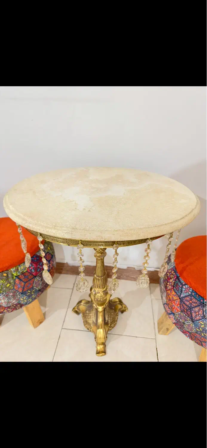 میزبرنجی تابلوفرش دستباف سوفله خوری وارمردار|صنایع دستی و سایر لوازم تزئینی|بناب, |دیوار