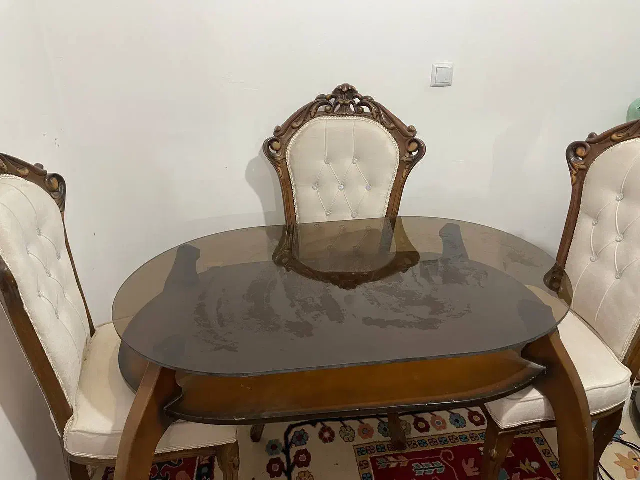 میزغذاخوری۴نفر|میز و صندلی غذاخوری|اراک, |دیوار