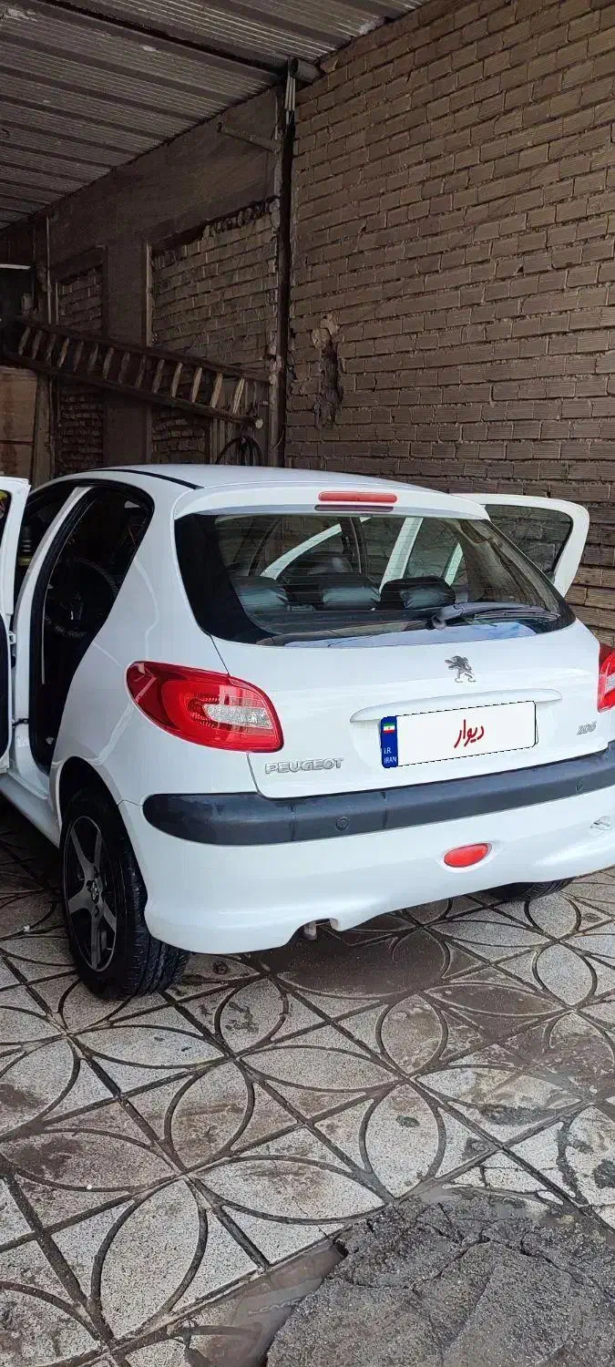 206 تیپ ۳ مدل آخر95 برج12 بدون رنگ و پلمپ|خودرو سواری و وانت|کرمانشاه, |دیوار