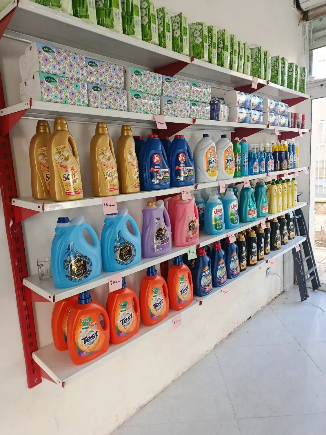 شوینده بهداشتی|مواد شوینده و دستمال کاغذی|گلبهار, شهر جدید گلبهار|دیوار