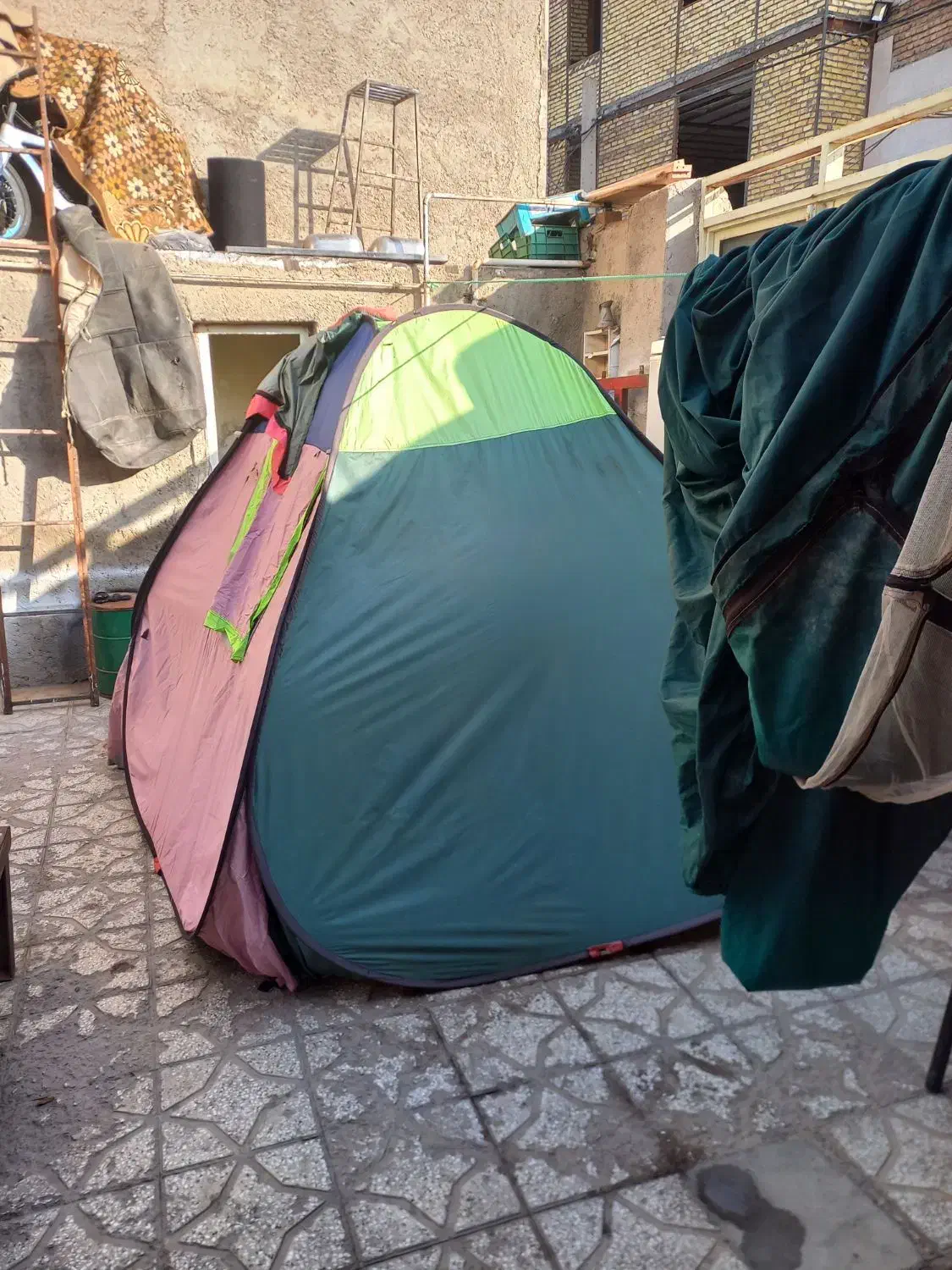 چادر مسافرتی ۱۲ نفره کارکرده|کوهنوردی و کمپینگ|قیدار, |دیوار