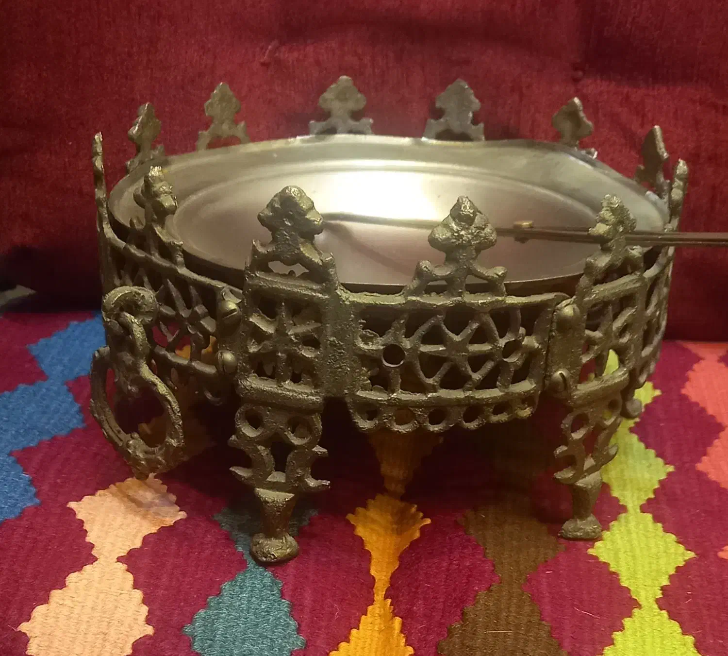 منقل و والر قدیمی|کلکسیون اشیاء عتیقه|قم, سرحوض|دیوار