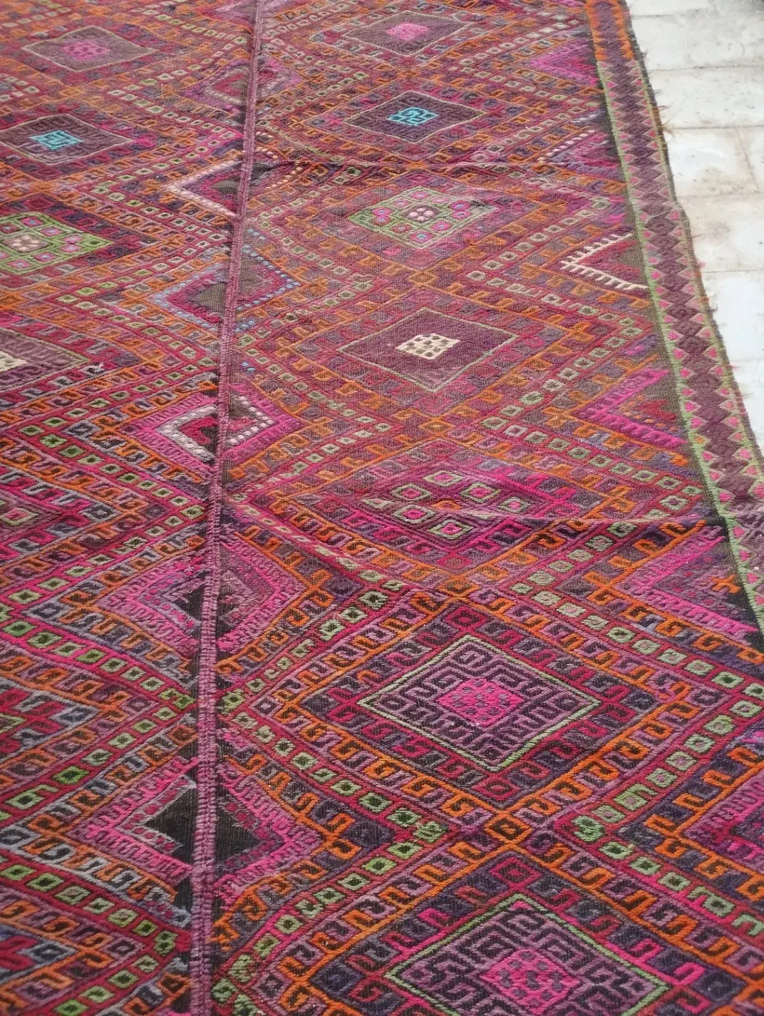 گلیم دست باف|گلیم، جاجیم، گبه|ماکو, |دیوار