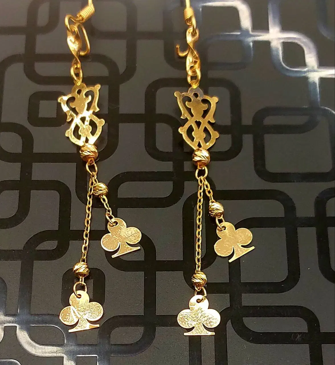 انواع گوشواره آویز با اجرت عالی|جواهرات|قم, ارم|دیوار