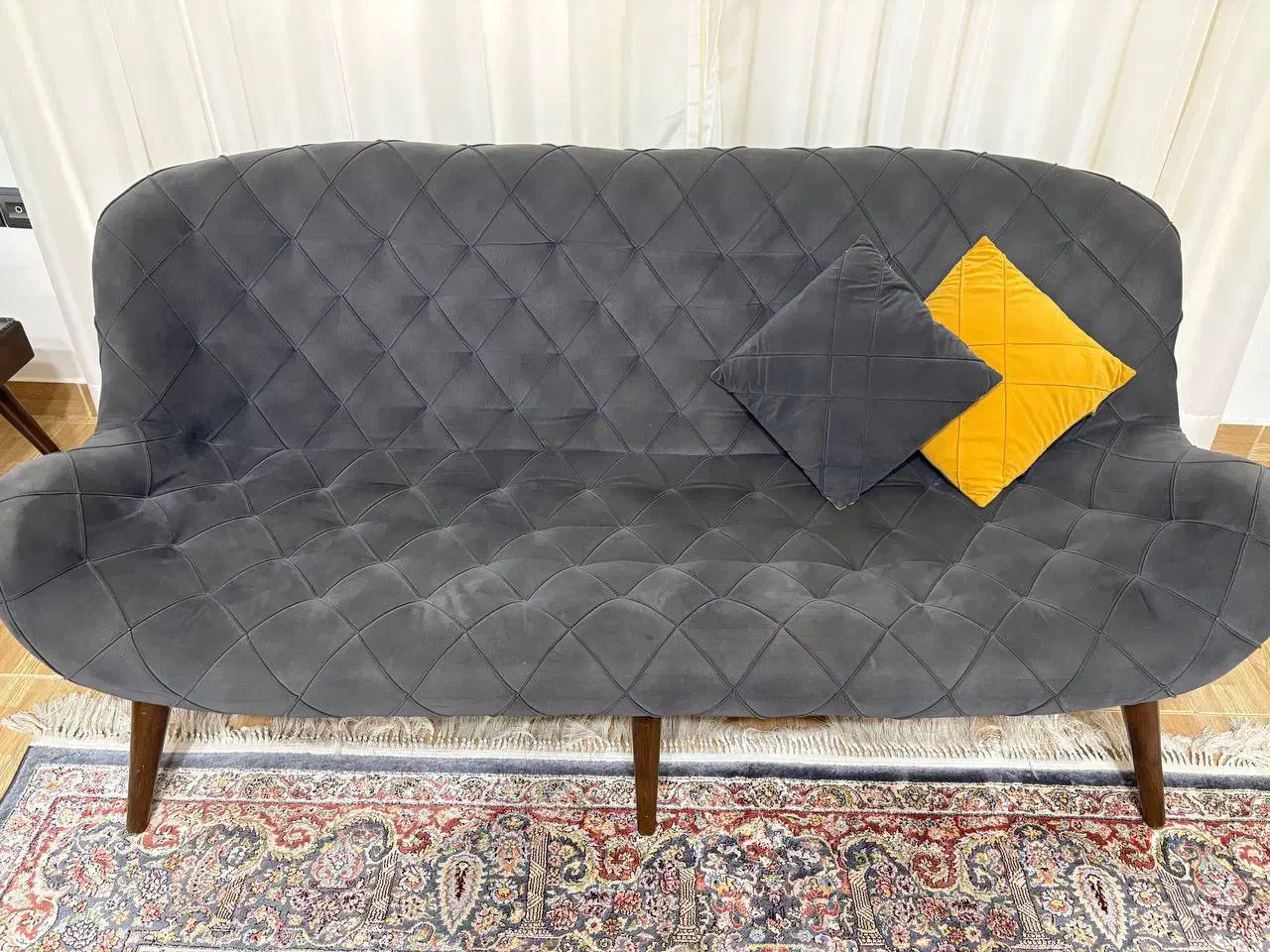 مبل ۵ نفره مدل چستر قایقی|مبلمان خانگی و میز عسلی|رشت, رشتیان|دیوار