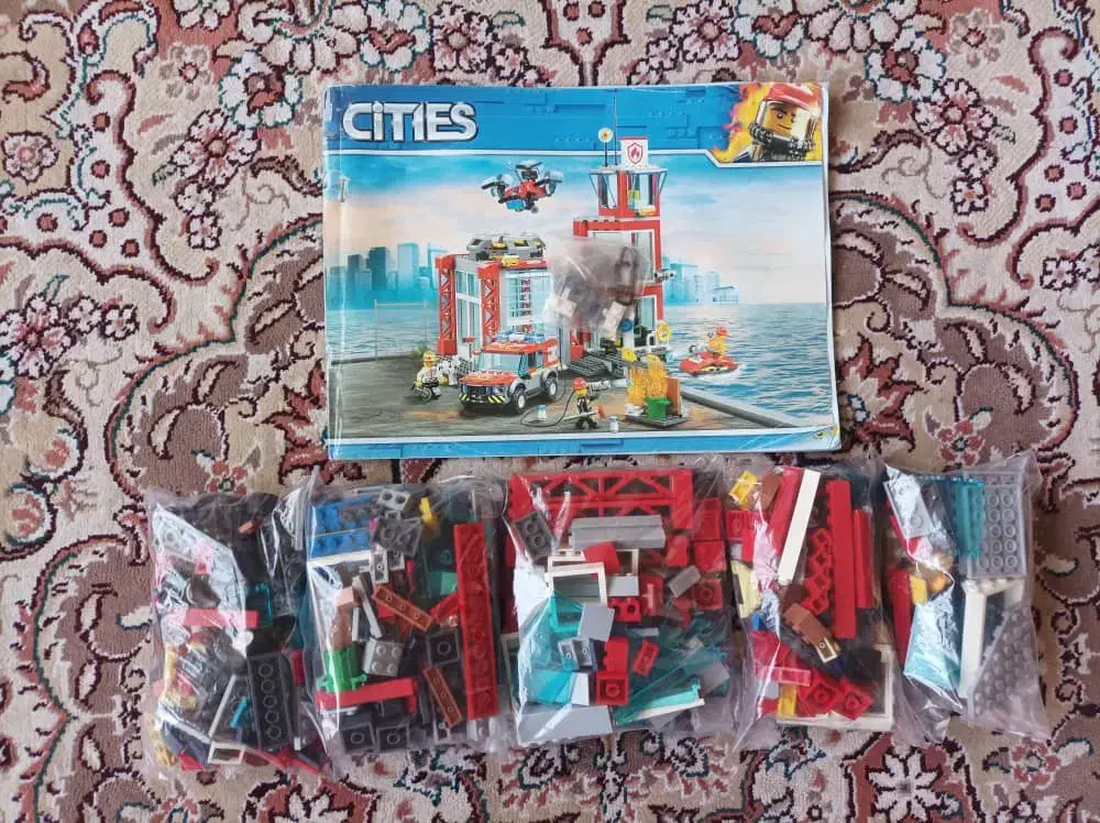 لگو آتش نشان اسباب بازی (۵۳۳ قطعه)|اسباب‌‌بازی|اصفهان, ارداجی|دیوار