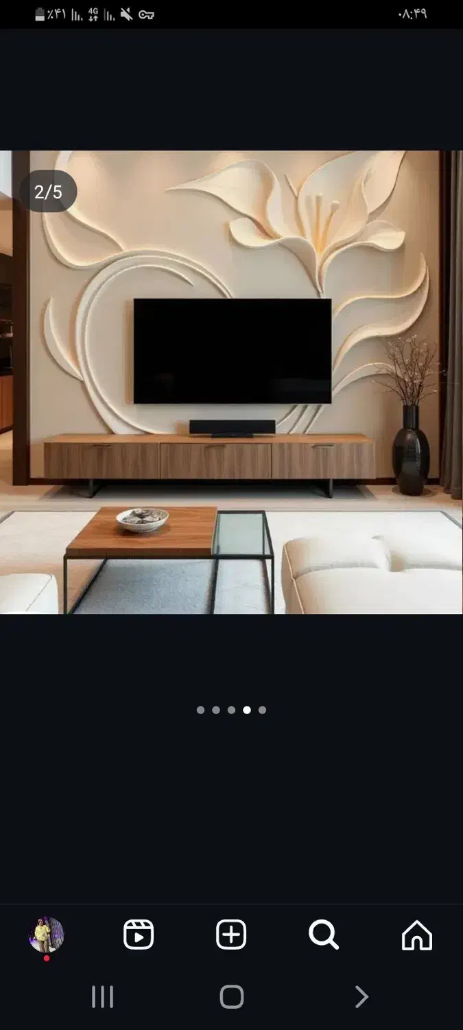 گچبری مدرن شیک|خدمات پیشه و مهارت|مشهد, آبکوه|دیوار