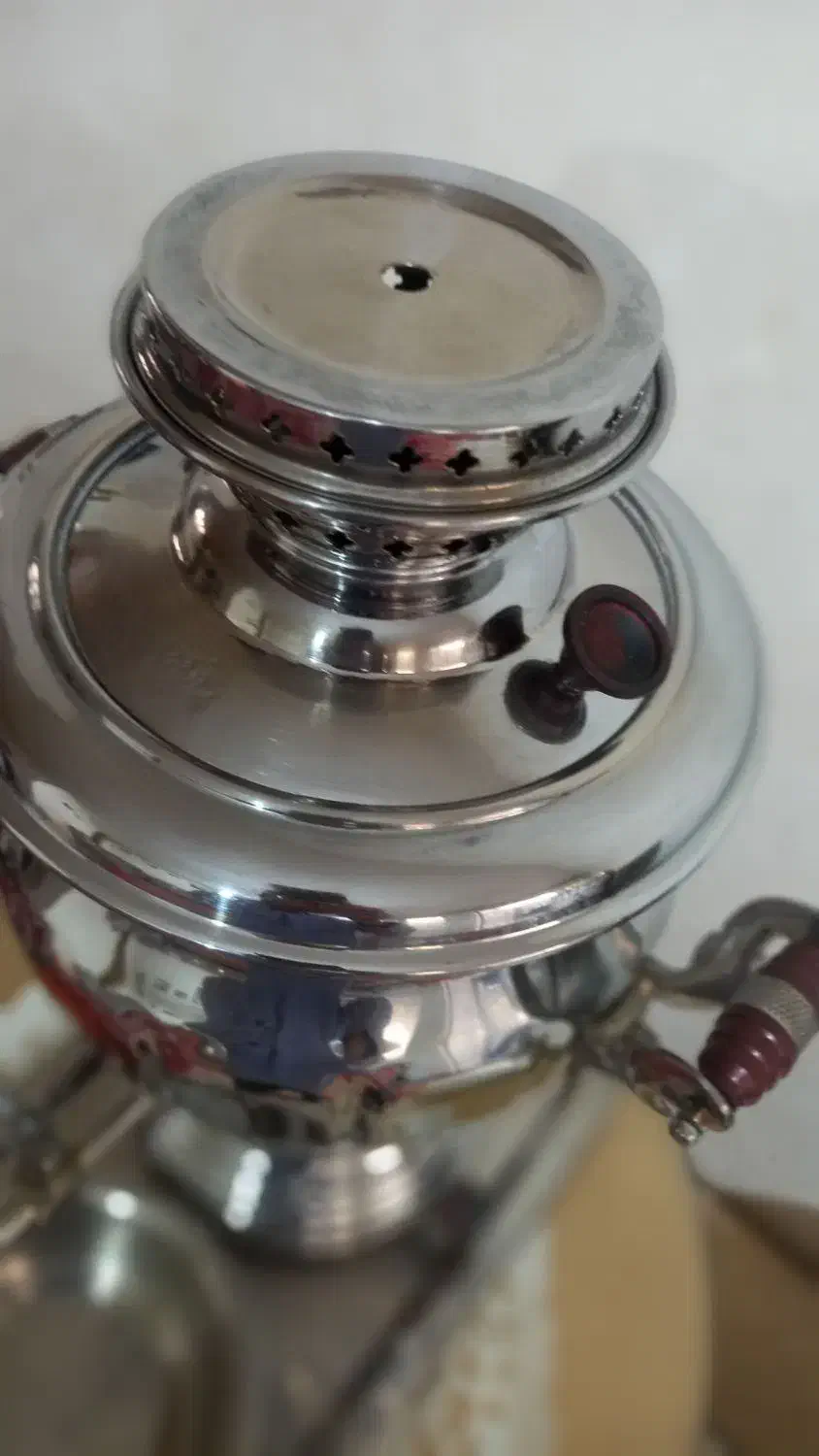 سماور ۶ لیتری با سینی و کاسه|سماور، چایساز، قهوهساز|تبریز, |دیوار