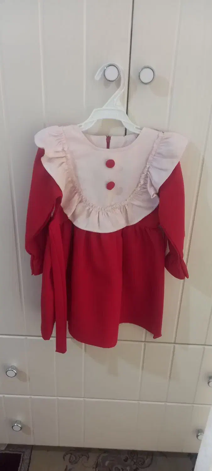 لباس یلدایی ست خواهرانه|کفش و لباس بچه|مشهد, تربیت (صدف)|دیوار