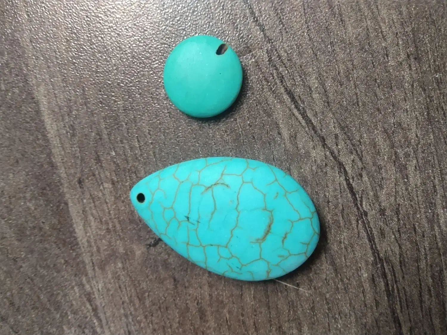 دو عدد سنگ فیروزه|کلکسیون اشیاء عتیقه|رباط‌کریم, شهرک صنعتی نصیرآباد|دیوار