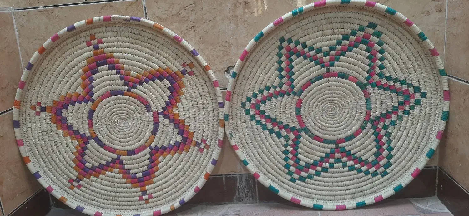 سلام تویزه بافته شده با برگ نخل (درخت خرما)|صنایع دستی و سایر لوازم تزئینی|دهدشت, |دیوار