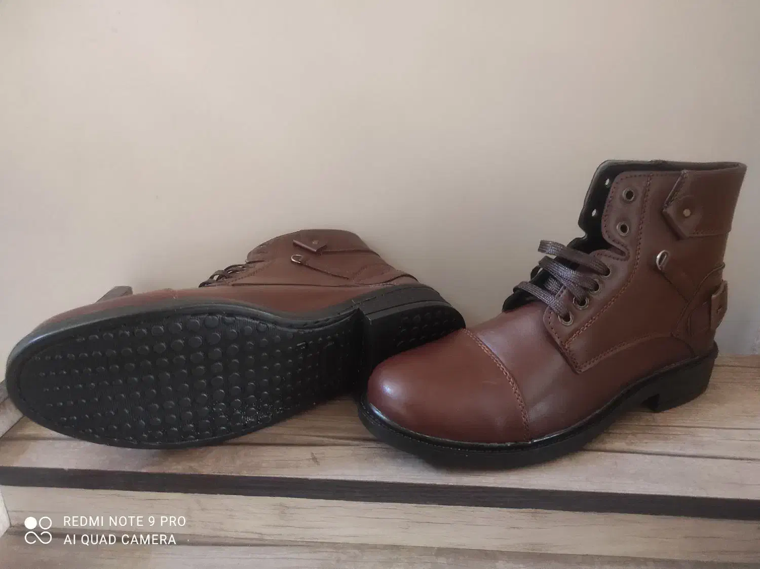 حراج نیم بوت چرم مصنوعی مردانه کاملا نو و آکبند|کیف، کفش، کمربند|تبریز, |دیوار