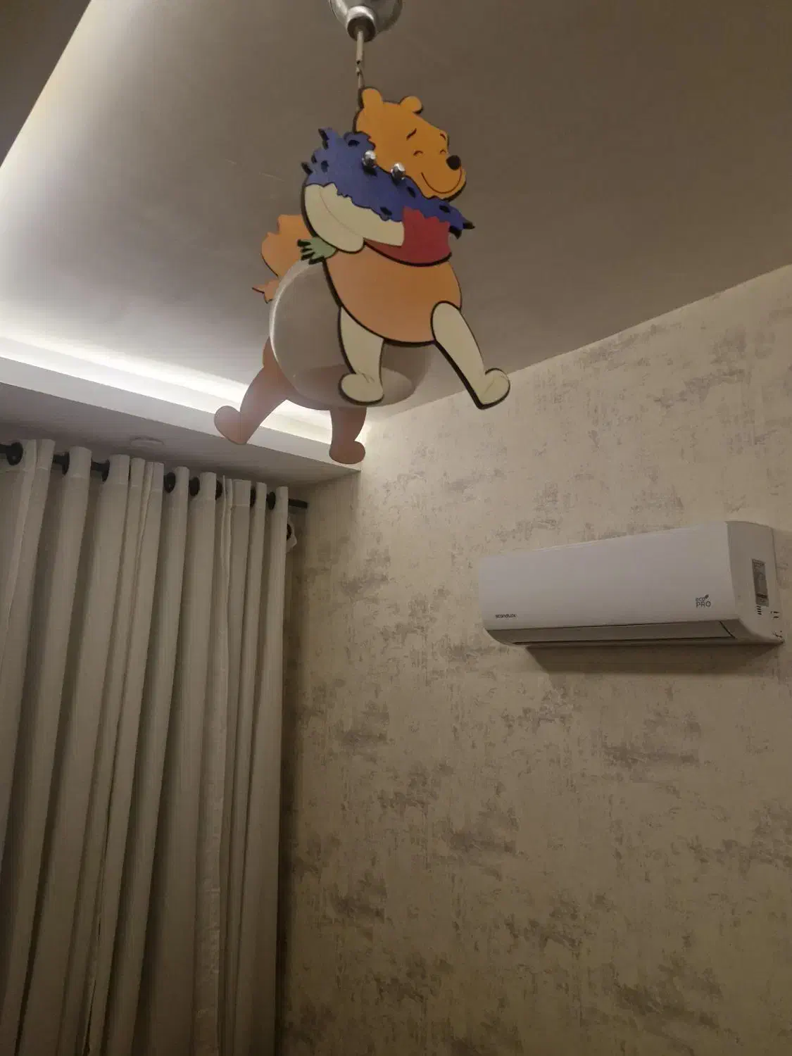 لوستر طرح پو|لوستر و چراغ آویز|توتکابن, |دیوار