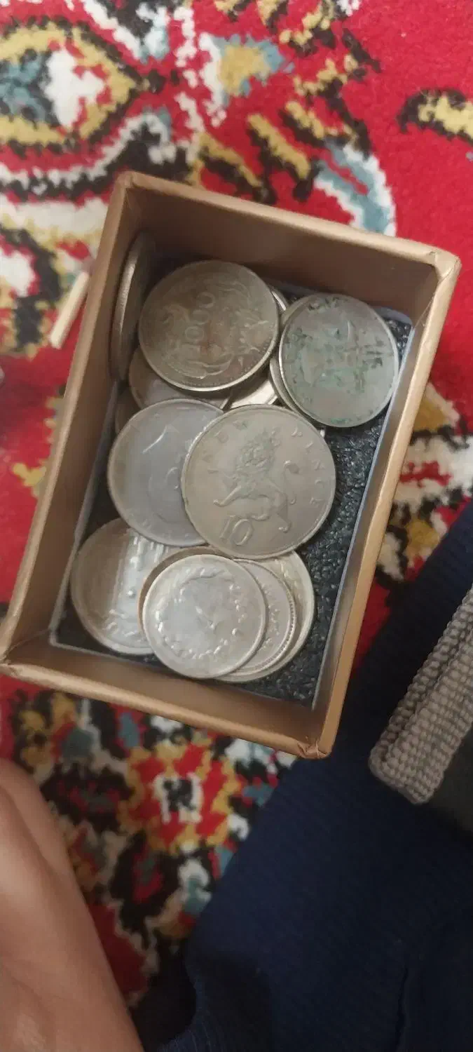 سکه هایی قدیمی عتیقه|کلکسیون سکه، تمبر، اسکناس|چادگان, |دیوار