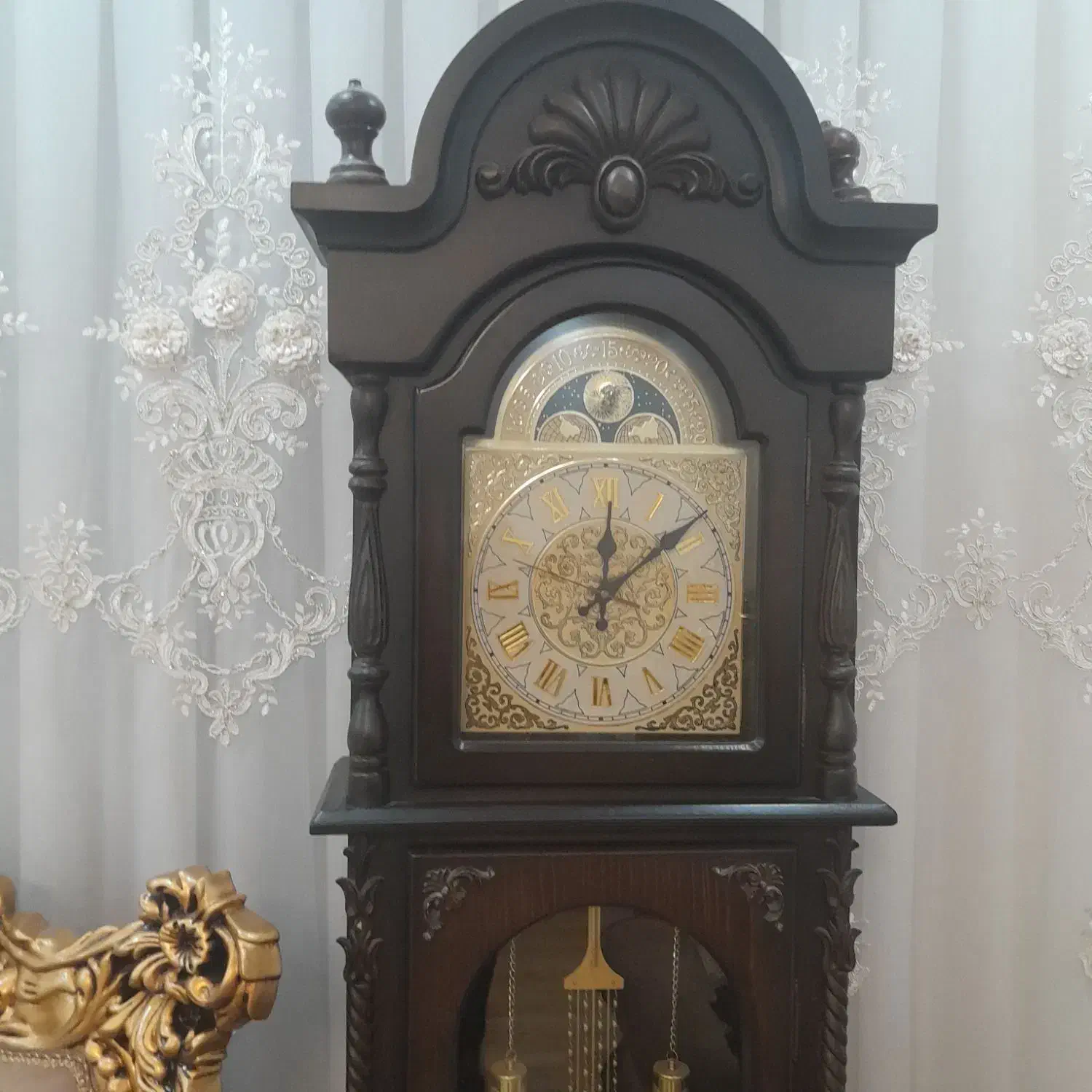 ساعت ایستاده چوبی|صنایع دستی و سایر لوازم تزئینی|دورود, |دیوار