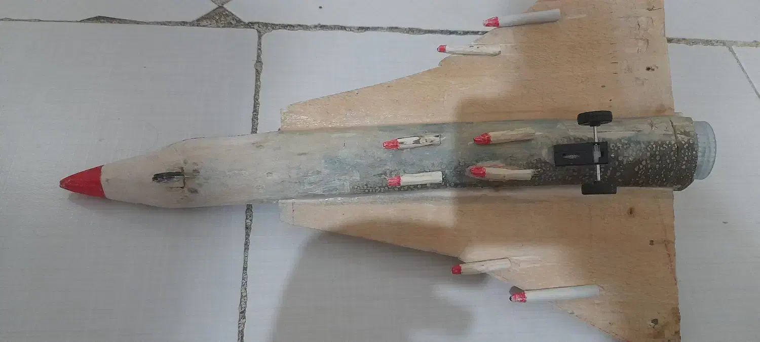 ماکت جنگنده اف۱۵۲ چوبی ارتش ایران|مجسمه، تندیس، ماکت|پردیس, فاز ۲|دیوار