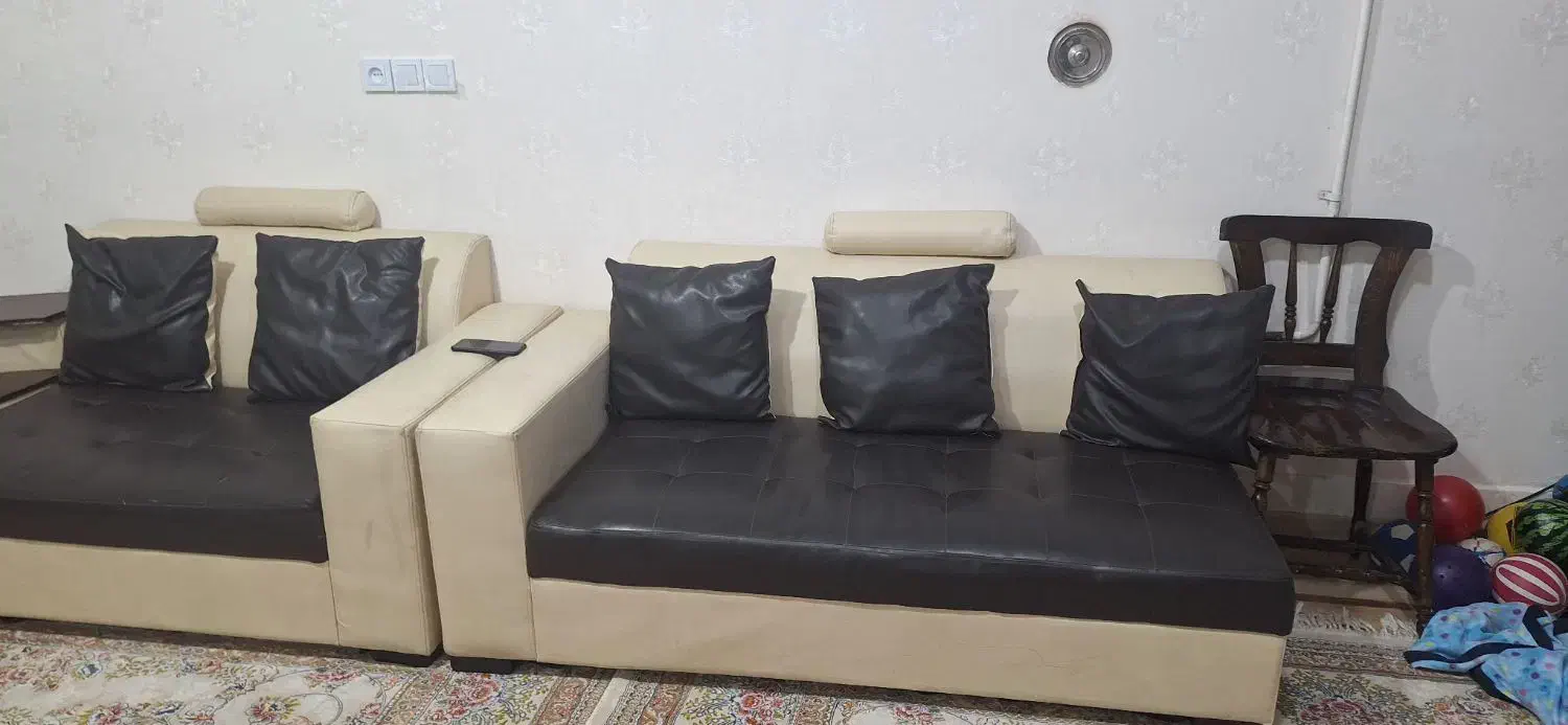 مبل چرم|مبلمان خانگی و میز عسلی|داراب, |دیوار