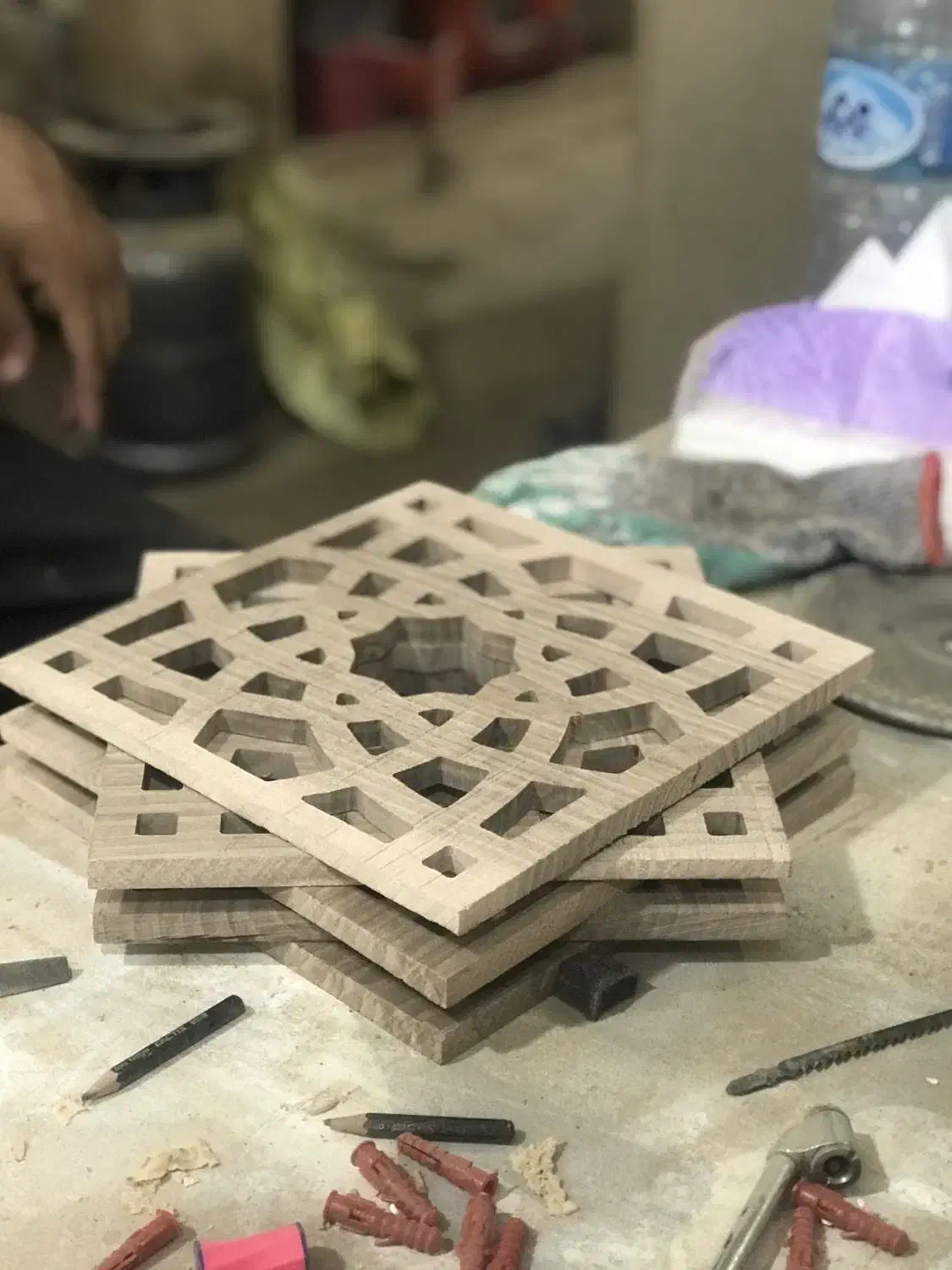 خدمات برش و حکاکی cnc ، چوب MDF پلکسی|خدمات پیشه و مهارت|اصفهان, حصه شمالی|دیوار