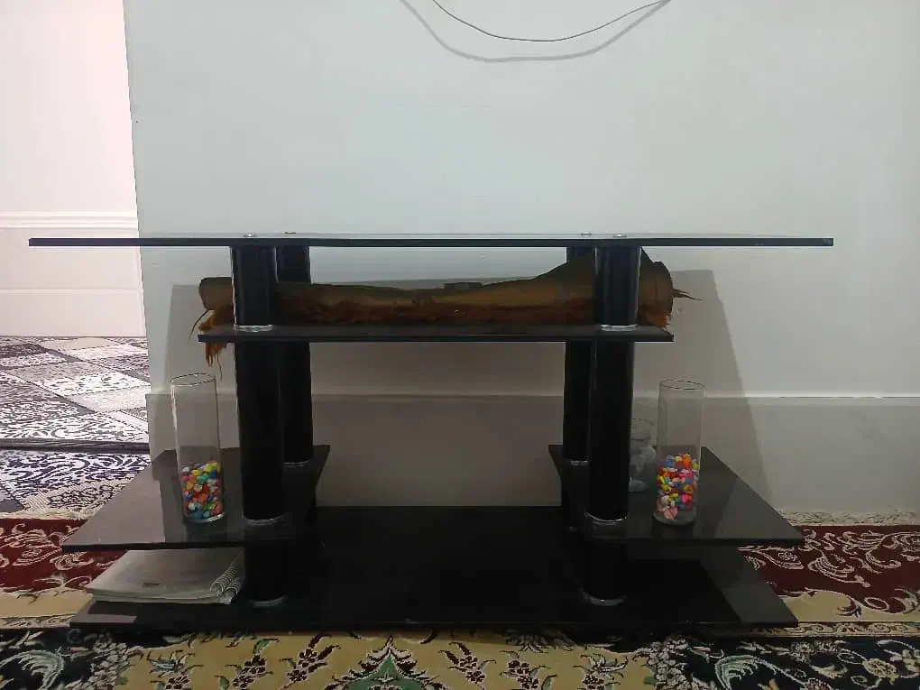 میز شیشه ای برای تلویزیون|میز تلویزیون|داراب, |دیوار
