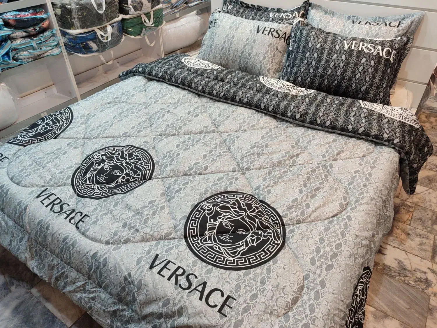 جشنواره تمدید شد روتختی دونفره 6تکه دورودر رنگبندی|سرویس روتختی|مشهد, تربیت (صدف)|دیوار