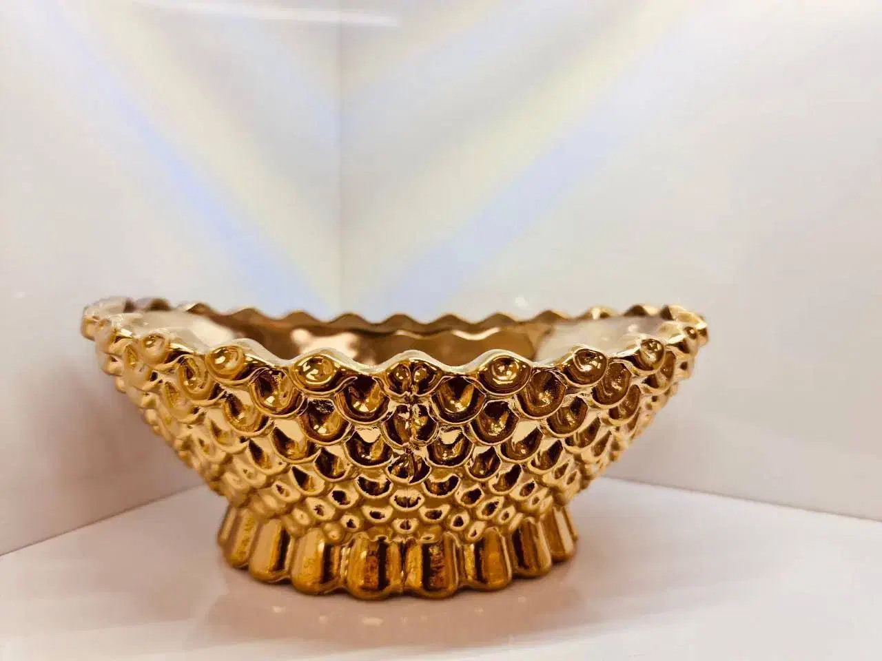 کشکول آناناسی تمام طلایی (فروش عمده)|ظروف سرو و پذیرایی|زاهدان, |دیوار