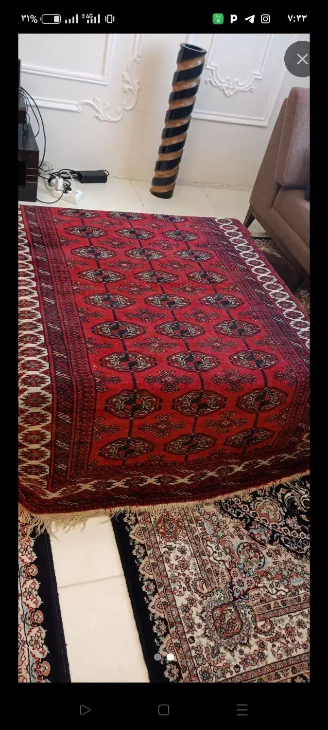 فرش دست بافت|فرش|مشهد, هنرور|دیوار