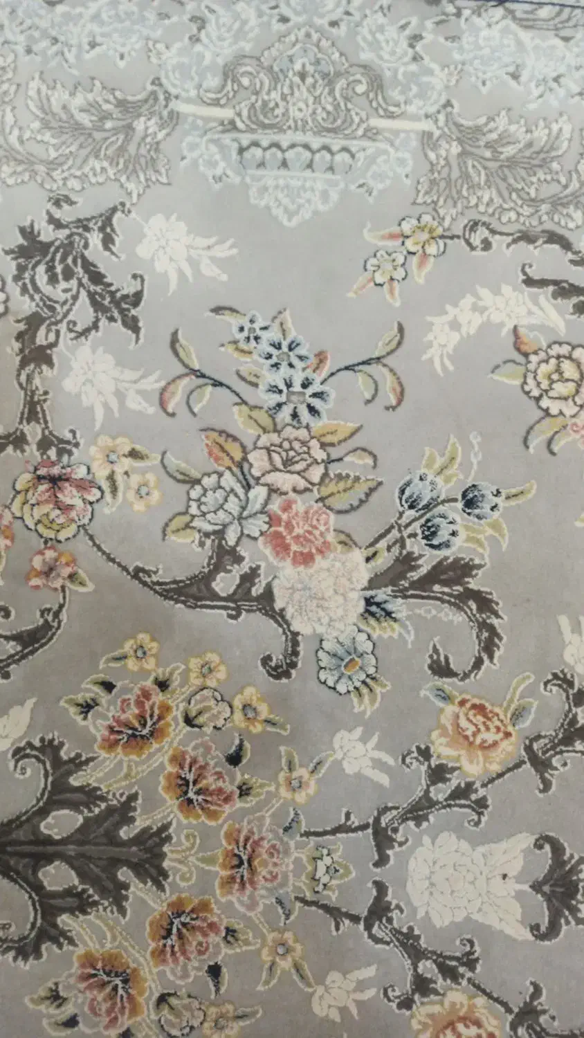 دوتخته فرش ۱۵۰۰ شانه تراکم ۴۵۰۰ گل برجسته|فرش|خرم‌آباد, |دیوار