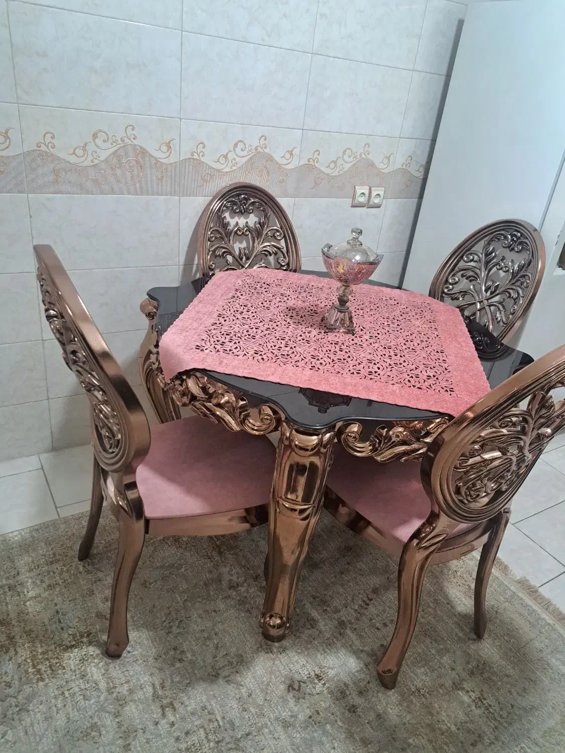 میز نهار خوری شیک|میز و صندلی غذاخوری|ری, شهادت|دیوار