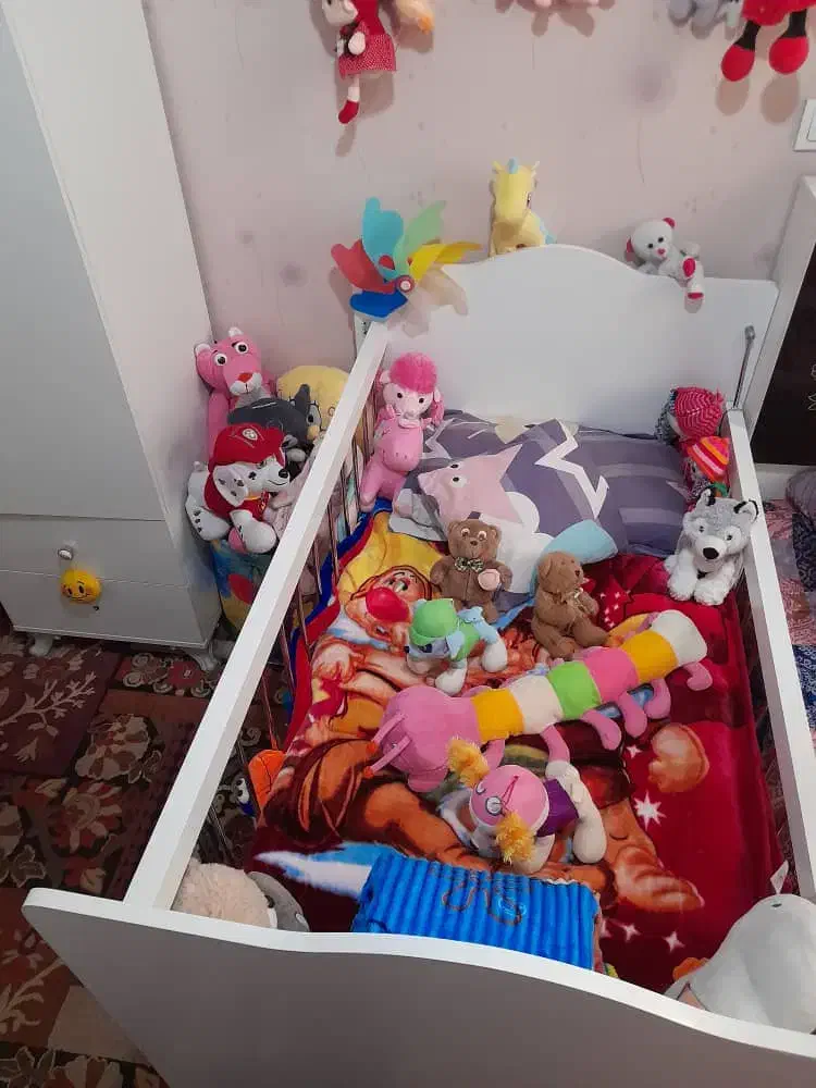 تخت کودک همراه با کمد|تخت و صندلی بچه|تهران, تهرانسر مرکزی|دیوار