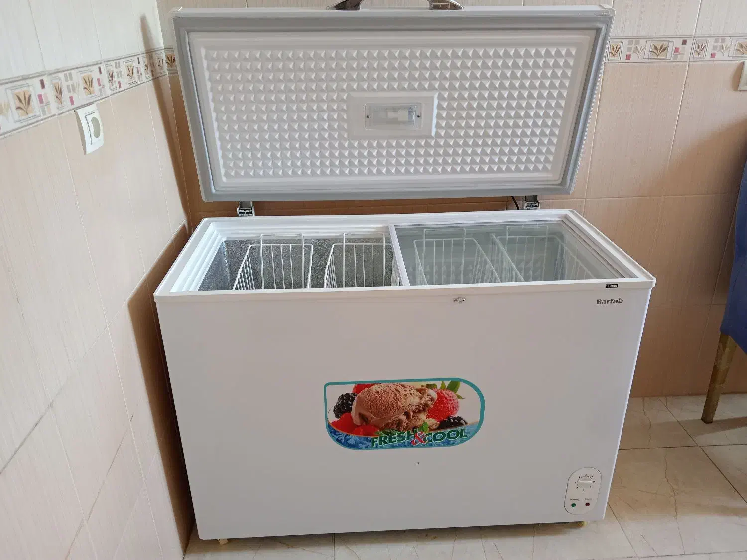 سلام. فریز سالم بدون هیچ خط وخش|یخچال و فریزر|صدرا-فارس, فاز ۱|دیوار