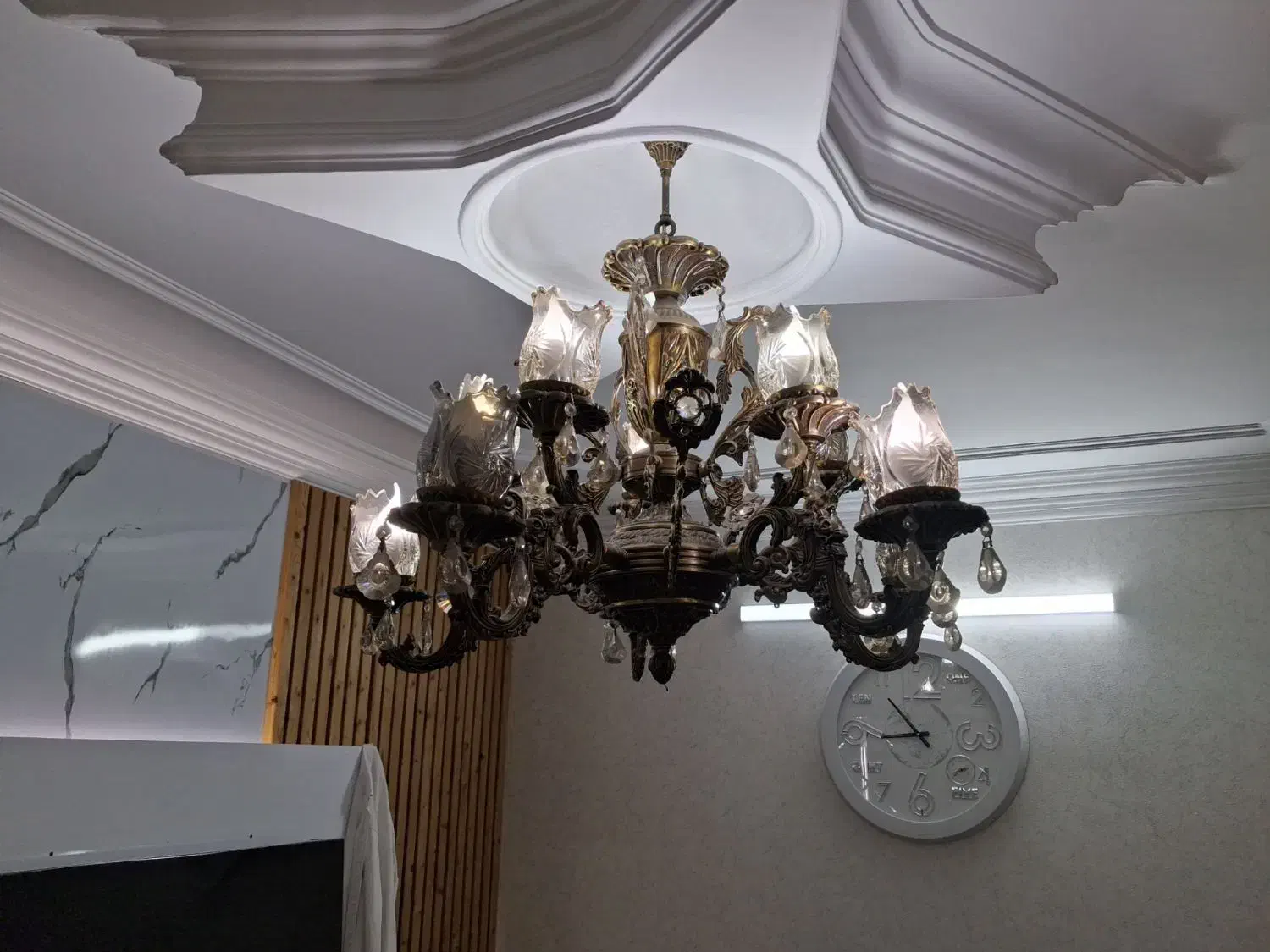 لوستر سالم|لوستر و چراغ آویز|گرگان, |دیوار