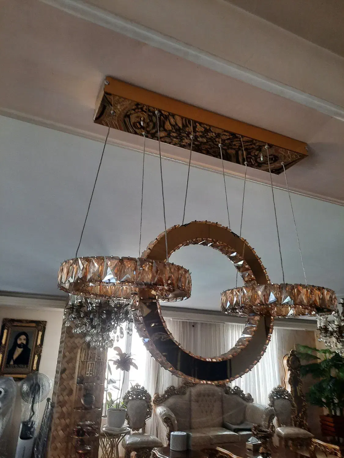 لوستر سقفی|لوستر و چراغ آویز|تهران, شکوفه (عبدل آباد)|دیوار