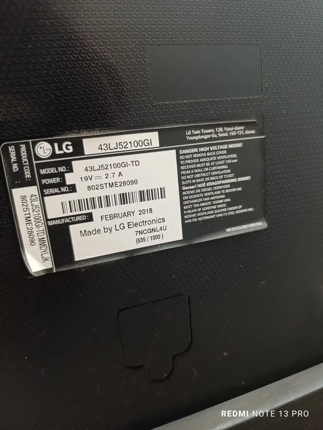 ال سی دی ۴۳اینچ|تلویزیون و پروژکتور|کرج, خرمدشت|دیوار