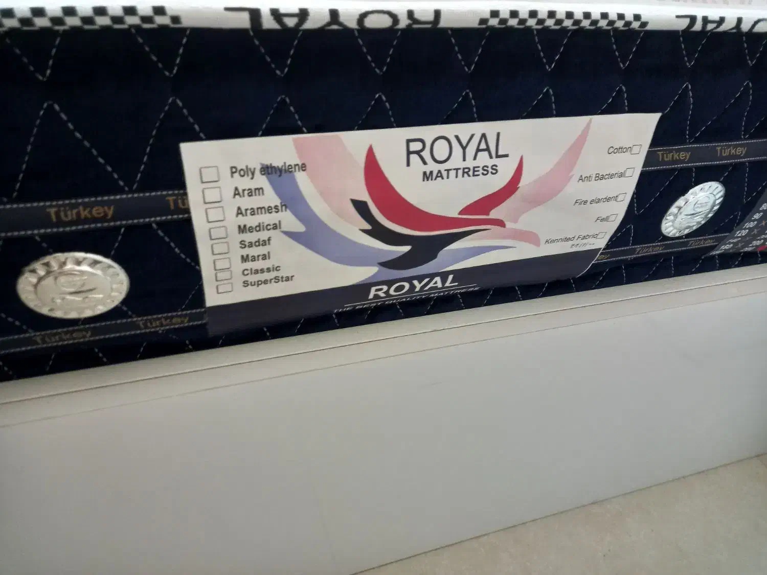 تشک طبی فنری|تشک تختخواب|فولادشهر, A6|دیوار