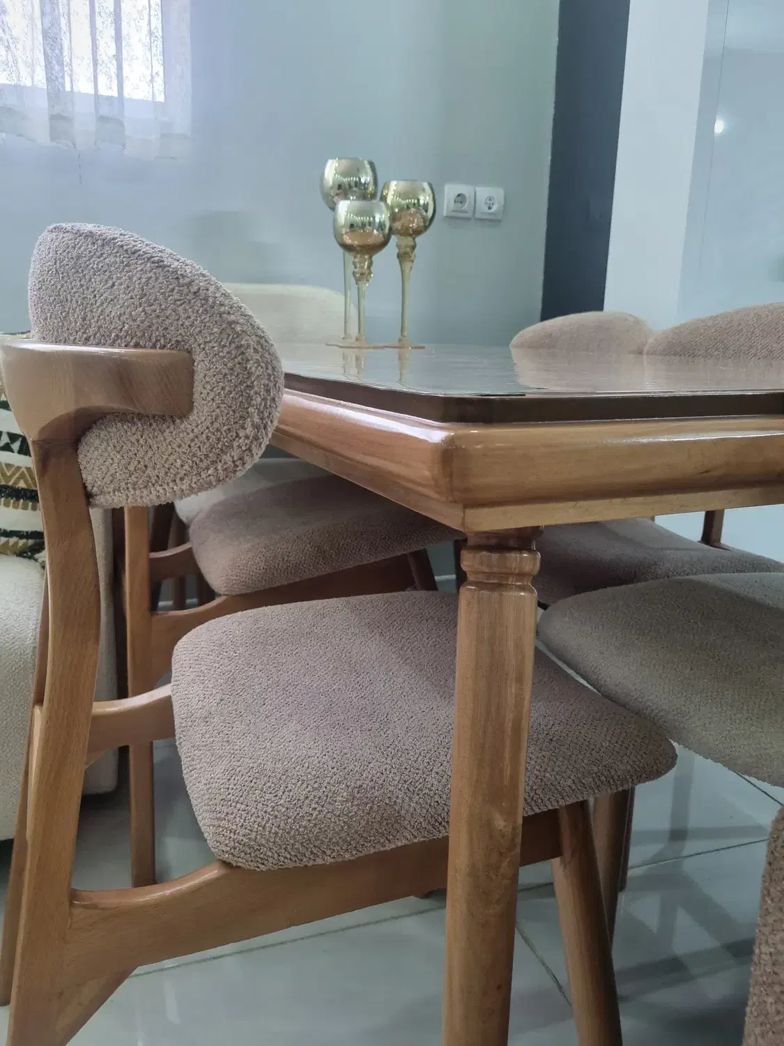 میز ناهار خوری ۶ نفره|میز و صندلی غذاخوری|شاهین‌شهر, شهرک هشت بهشت|دیوار