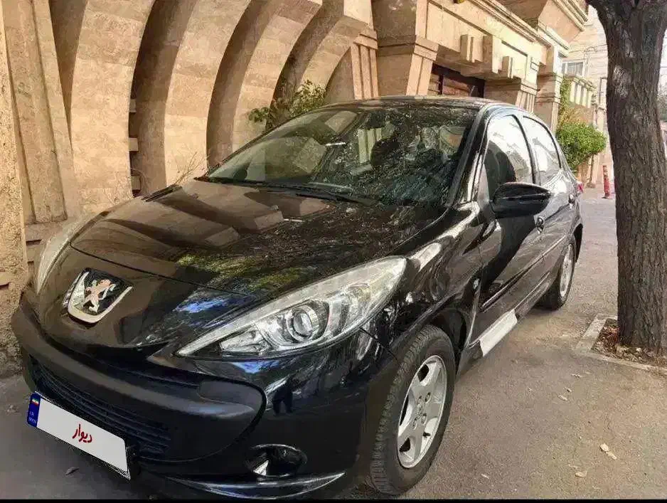 ۲۰۷پانا ارتقایافته مشکی ابنوس|خودرو سواری و وانت|سیرجان, |دیوار