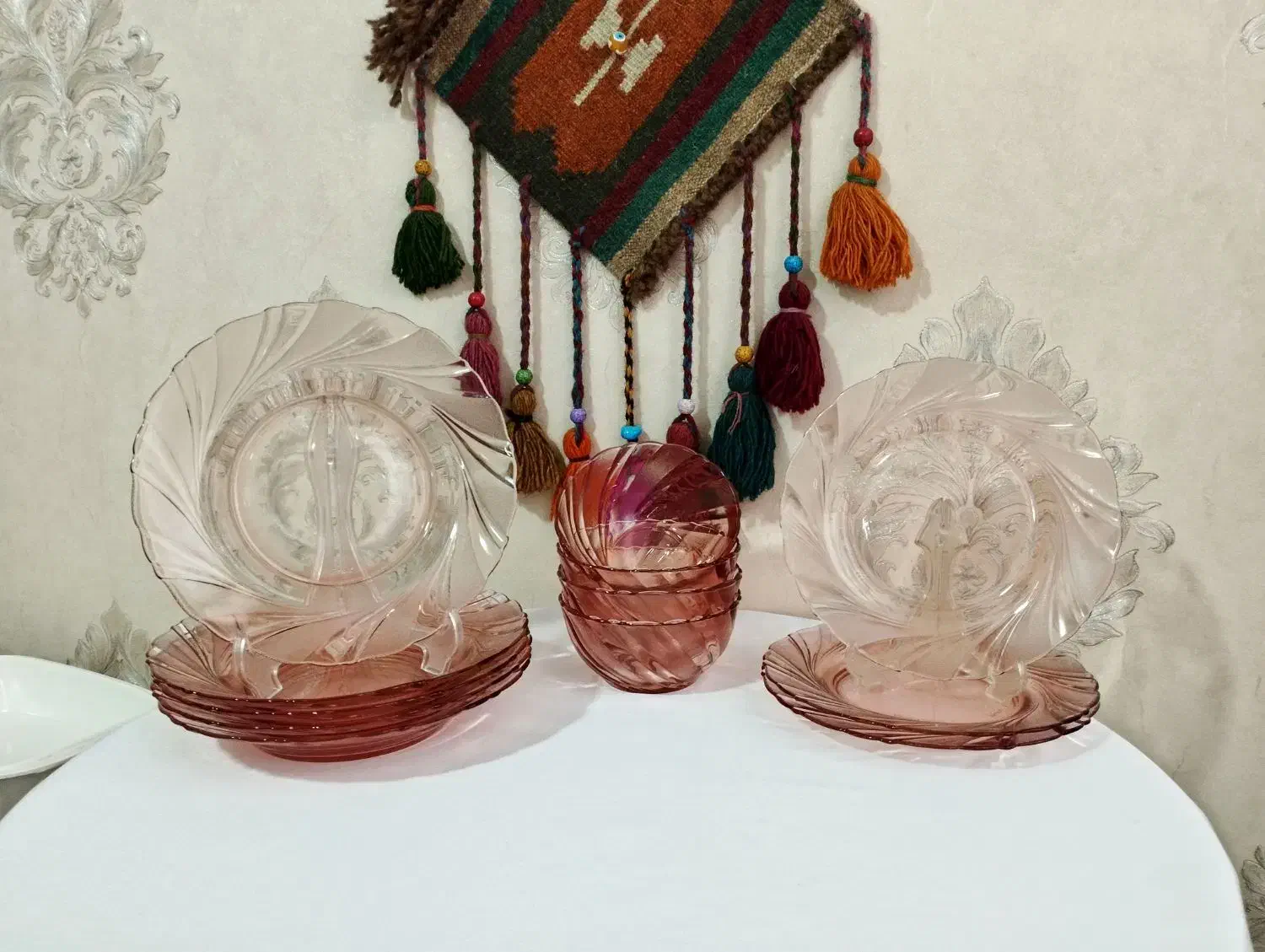 ورکوفرانسه صورتی|ظروف سرو و پذیرایی|اندیشه, اندیشه فاز ۲|دیوار