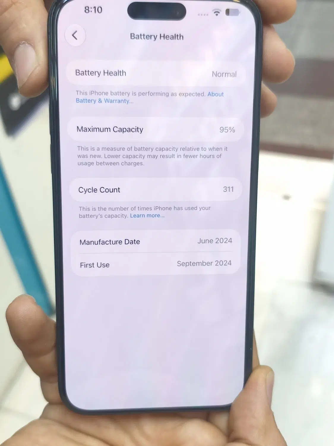 iphone 15 pro max 256G Zaa|موبایل|تهران, شهرری|دیوار