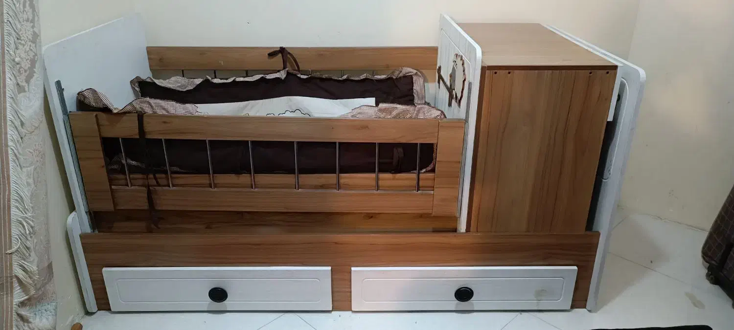 تخت و کمد کودک و نوجوان|تخت و سرویس خواب|مشکین‌دشت, |دیوار