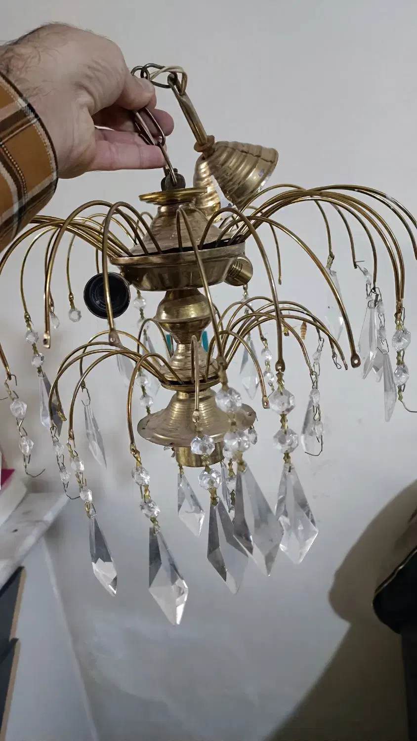 لوستر قدیمی|لوستر و چراغ آویز|ارومیه, |دیوار