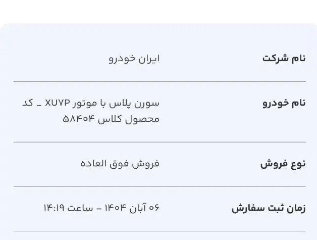 حواله سورن پلاس XU7P|خودرو سواری و وانت|حاجی آباد, |دیوار