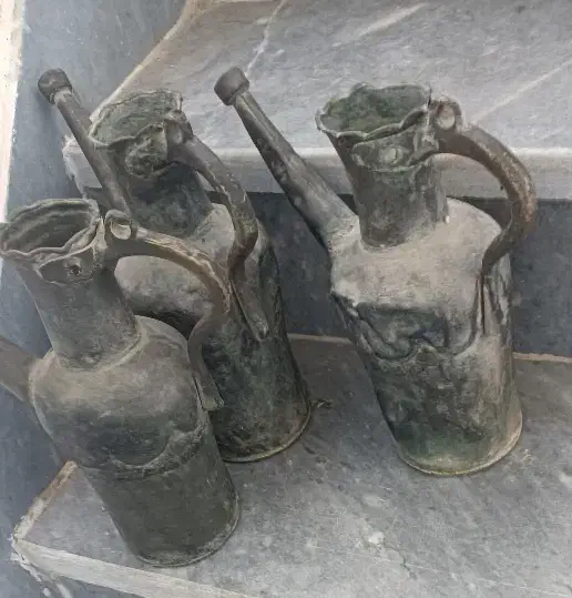 3عدد آفتابه مسی|کلکسیون اشیاء عتیقه|بهار, |دیوار