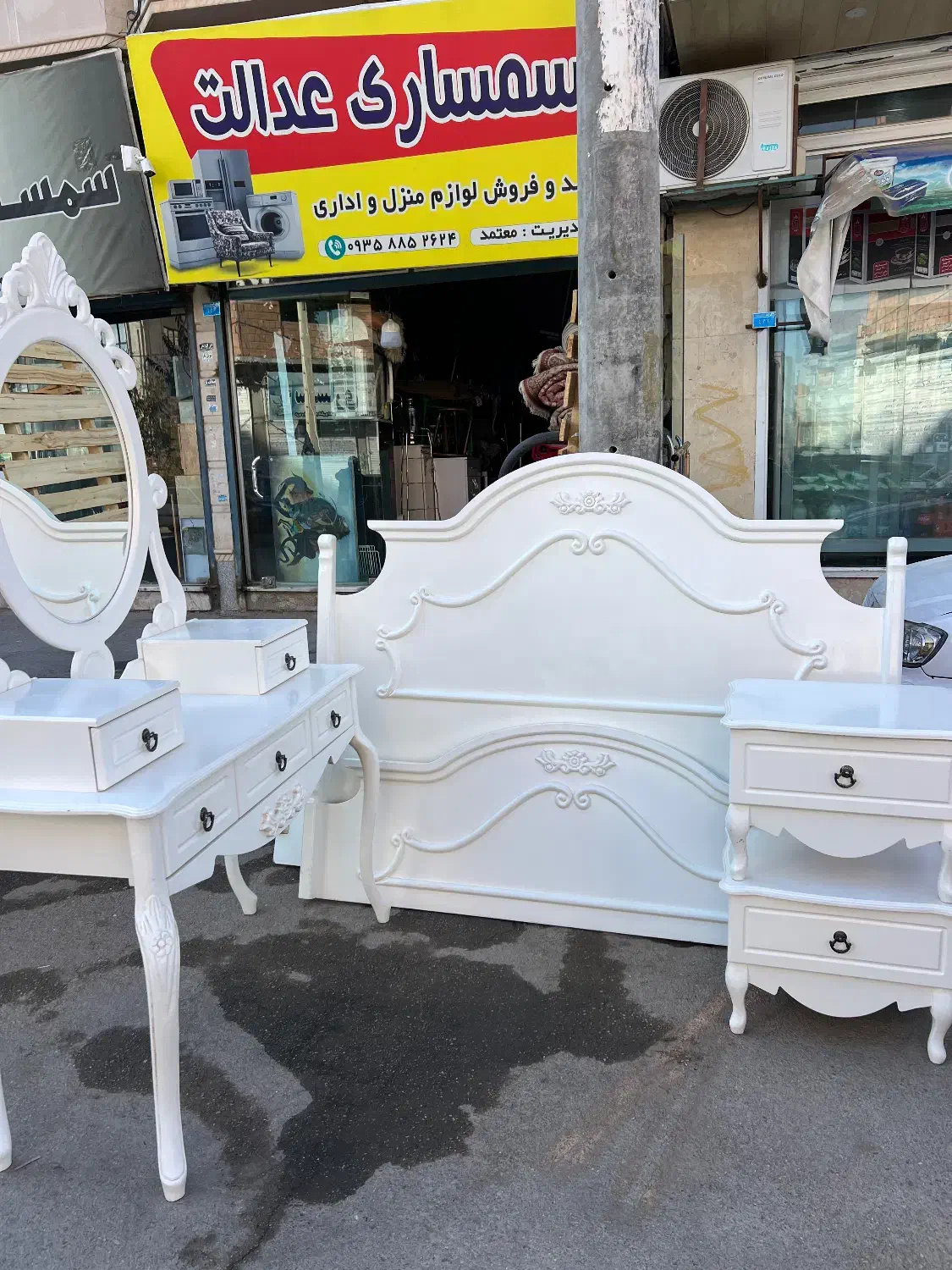 سرویس خواب کامل با کفی محکم‌|تخت و سرویس خواب|بجنورد, |دیوار