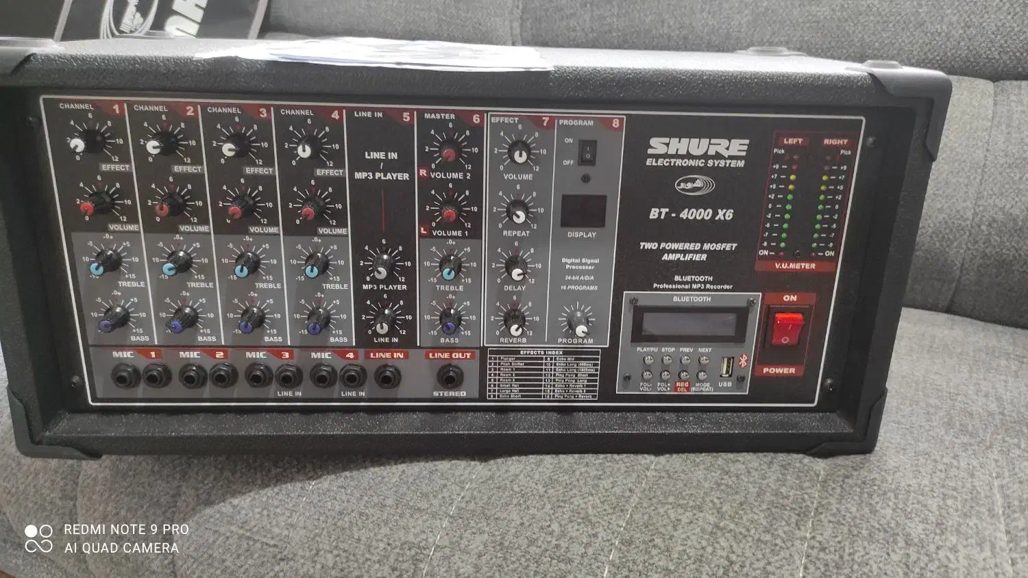 اکو امپلی میکسر شور مدل 4000|سیستم صوتی خانگی|بابل, |دیوار