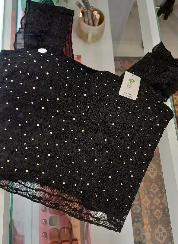 کراپ پر نگین وارداتی|لباس|قم, باجک دو|دیوار