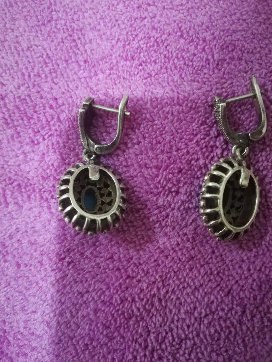 گوشواره نقره سنگین|جواهرات|کرمانشاه, |دیوار