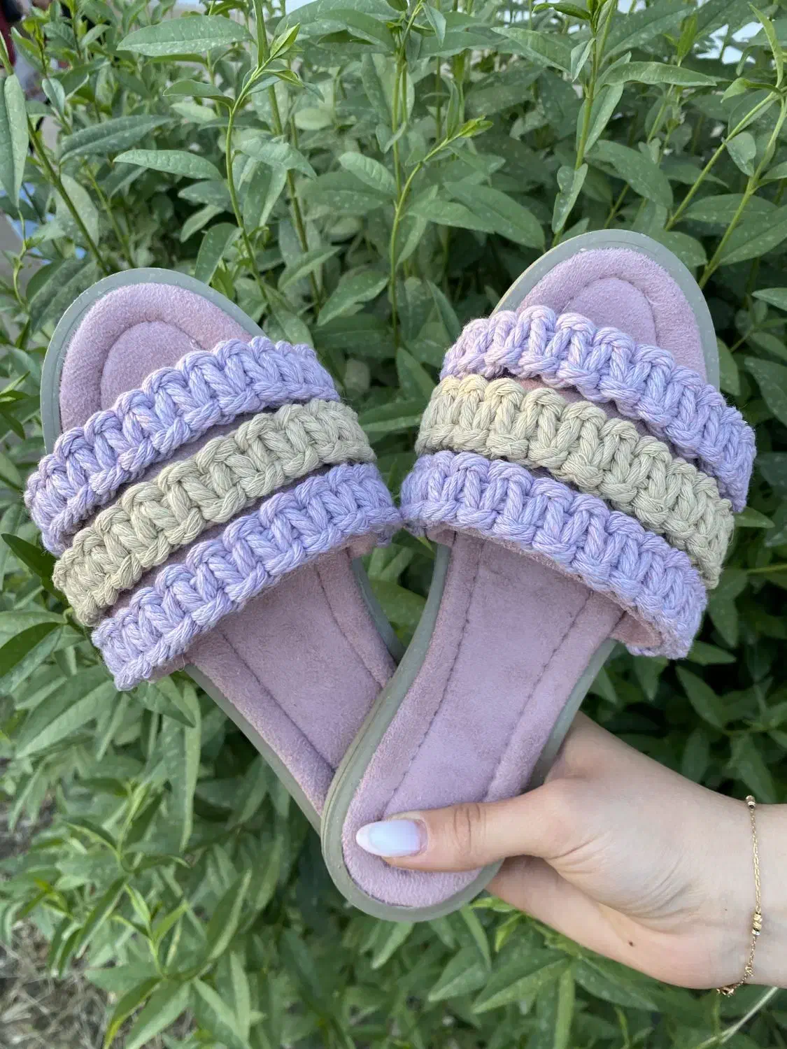 صندل مکرومه بافی|کیف، کفش، کمربند|قزوین, |دیوار