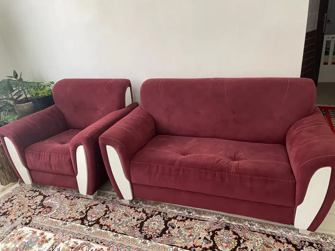 مبلمان نه نفره راحتی|مبلمان خانگی و میز عسلی|تربت جام, ترکمن ها|دیوار